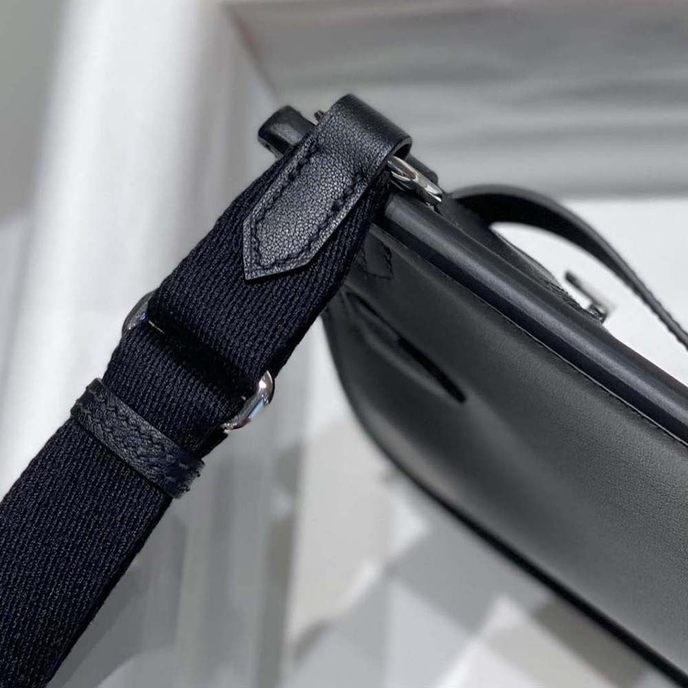 Hermes Women Jyspiere in Evercolor Leather-Black/Silver - image 6
