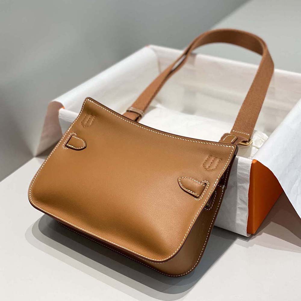 Hermes Women Jyspiere in Evercolor Leather-Brown - image 5