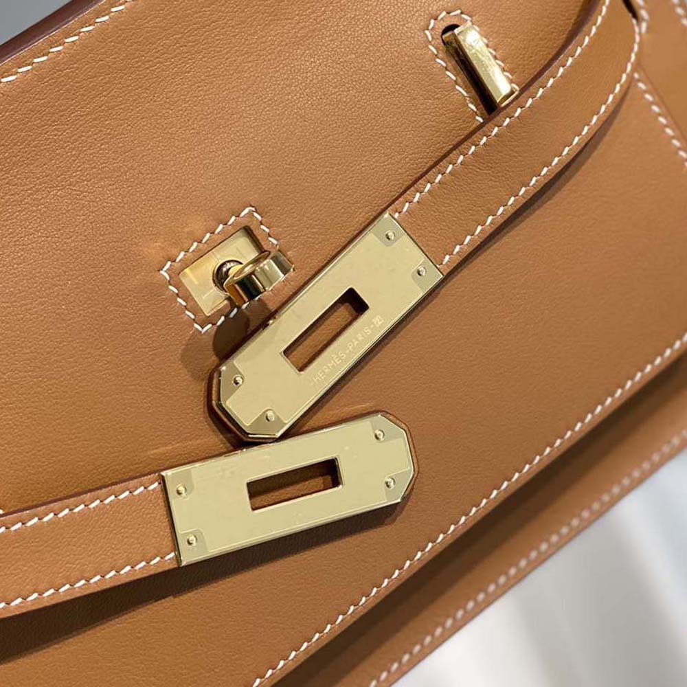 Hermes Women Jyspiere in Evercolor Leather-Brown - image 9