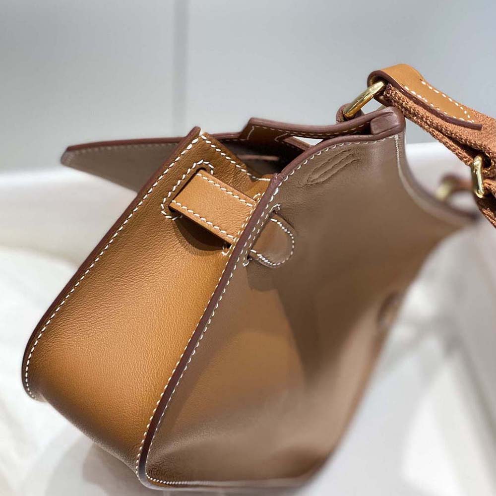 Hermes Women Jyspiere in Evercolor Leather-Brown - image 6