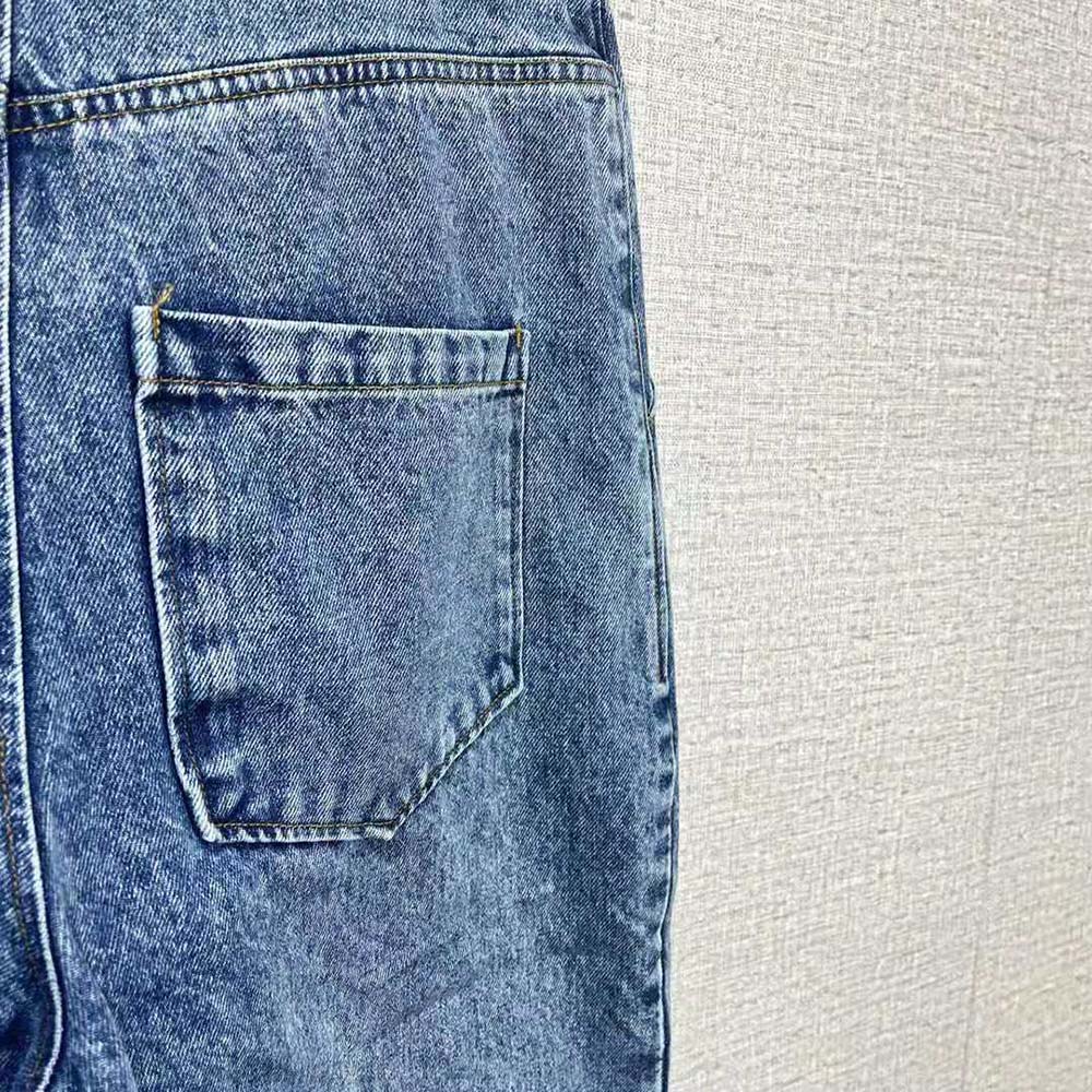 Loewe Men Anagram Cropped Jeans in Denim - image 7