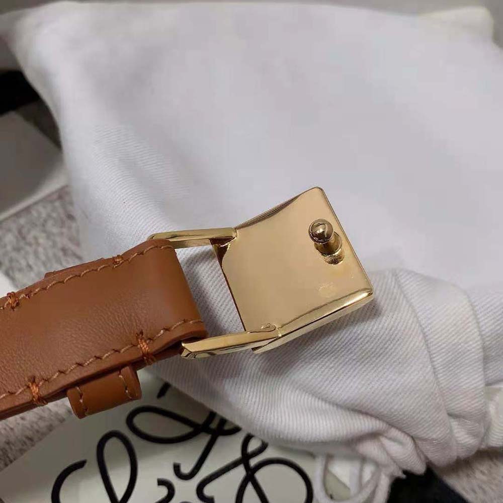 Loewe Women Amazona Padlock Belt in Smooth Calfskin-Brown - image 6