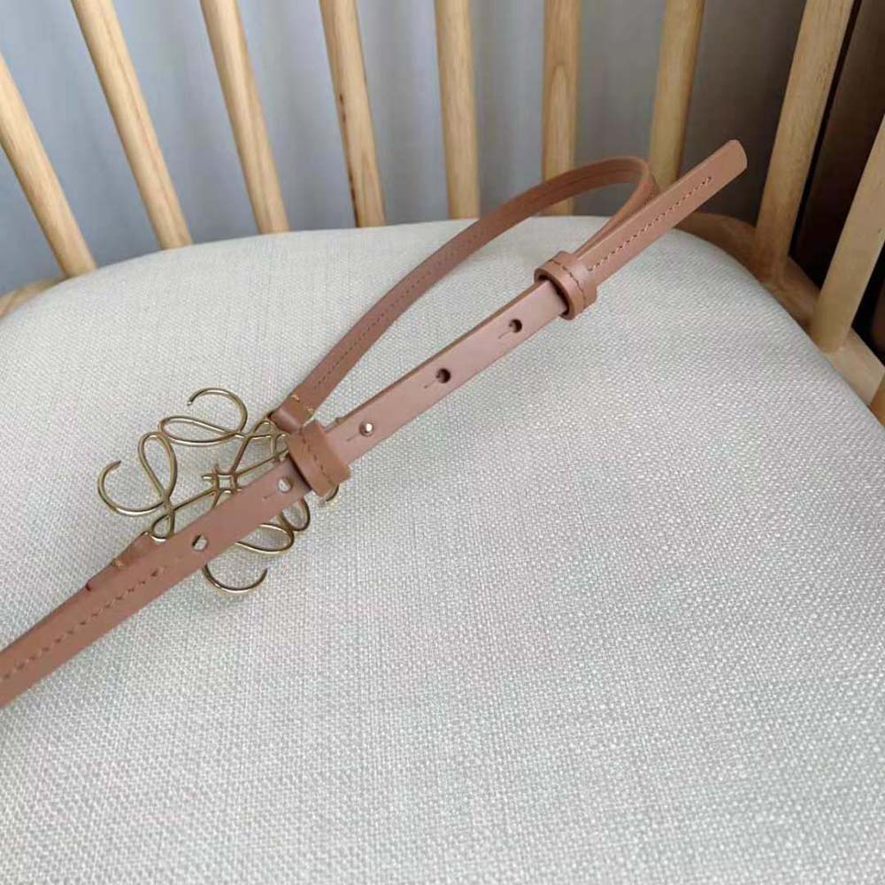 Loewe Women Anagram Belt in Classic Calfskin-Tan - image 5