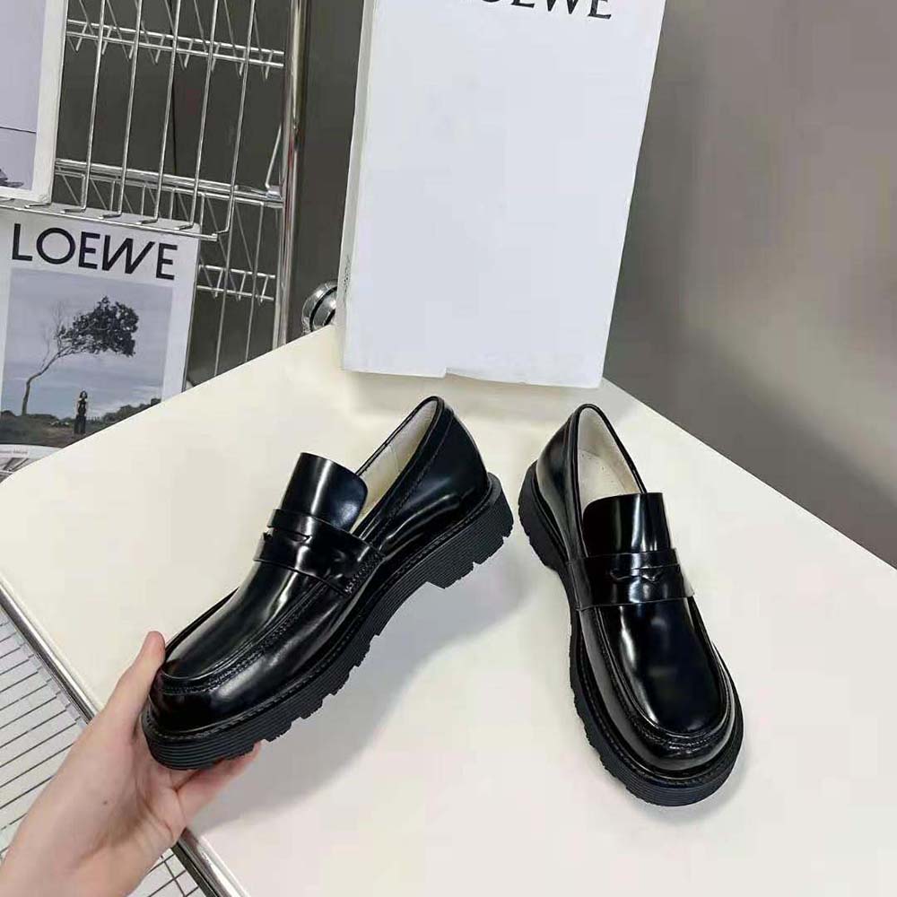 Loewe Women Blaze Loafer in Bicolour Brushed-off Calfskin - image 4