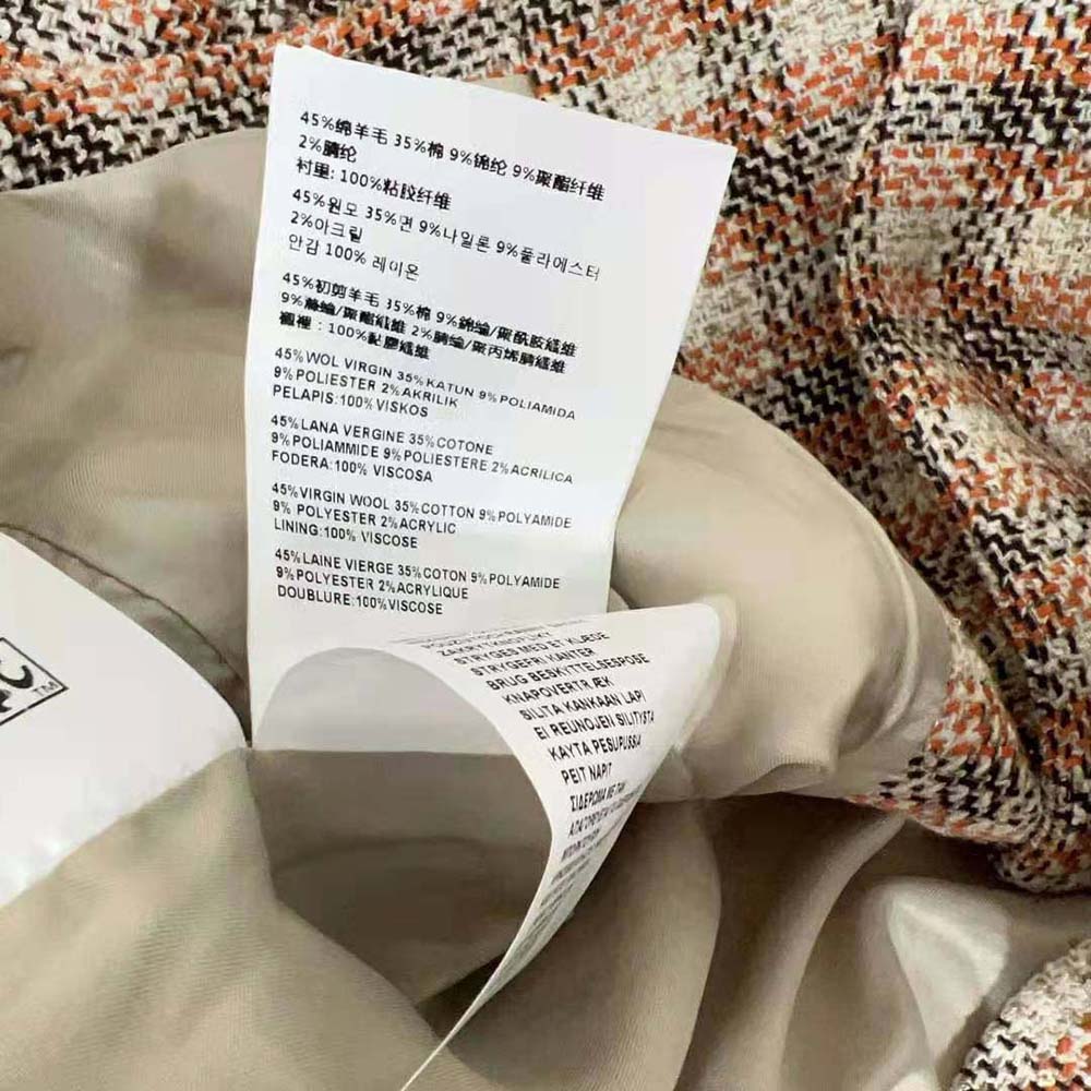 Miu Miu Women Single-breasted Check Jacket With Embroidered Miu Miu Logo - image 10