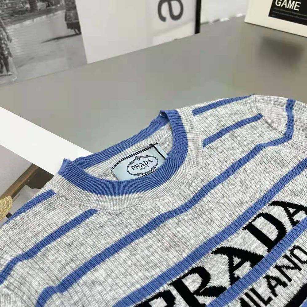 Prada Women Superfine Wool Crew-neck Sweater - image 7