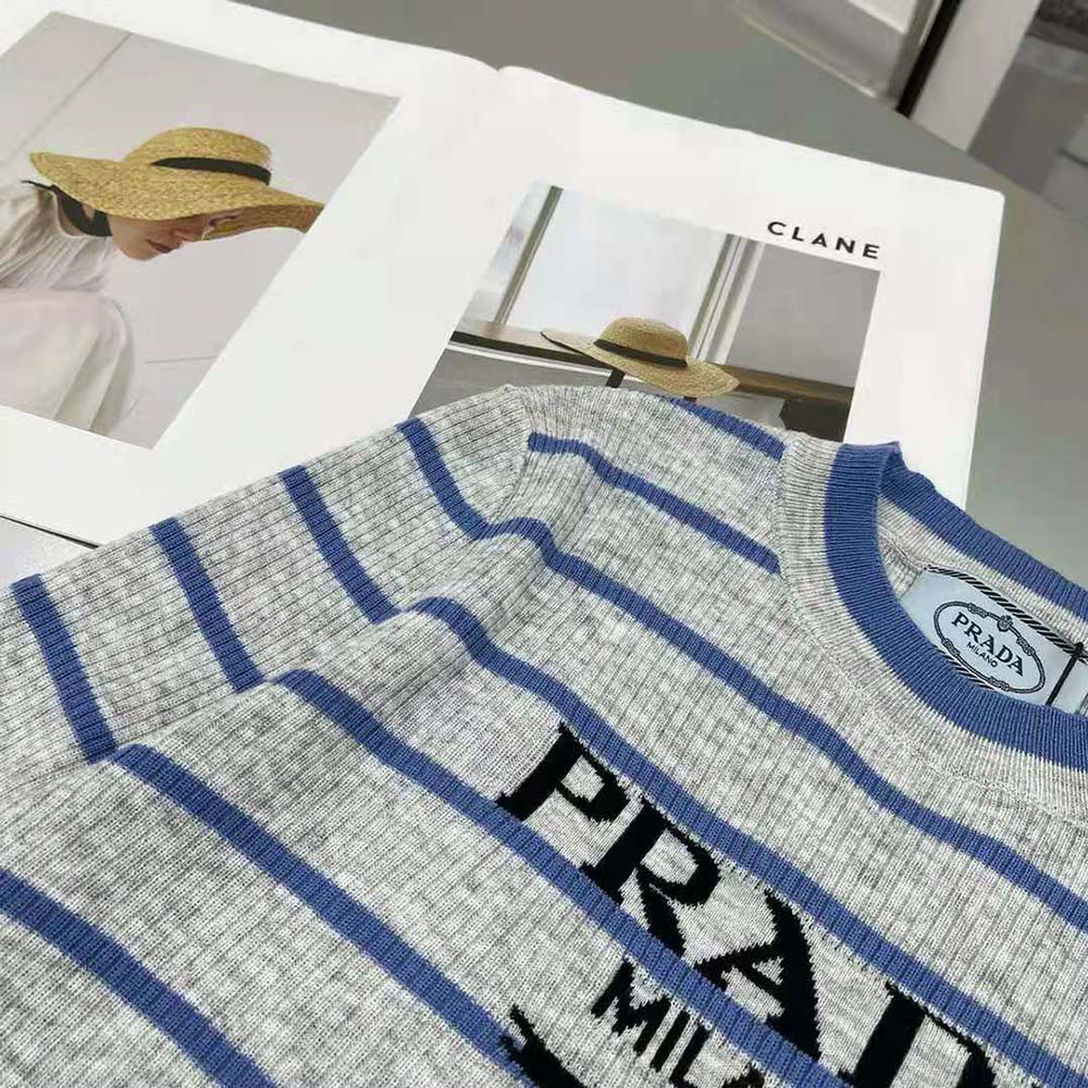 Prada Women Superfine Wool Crew-neck Sweater - image 4