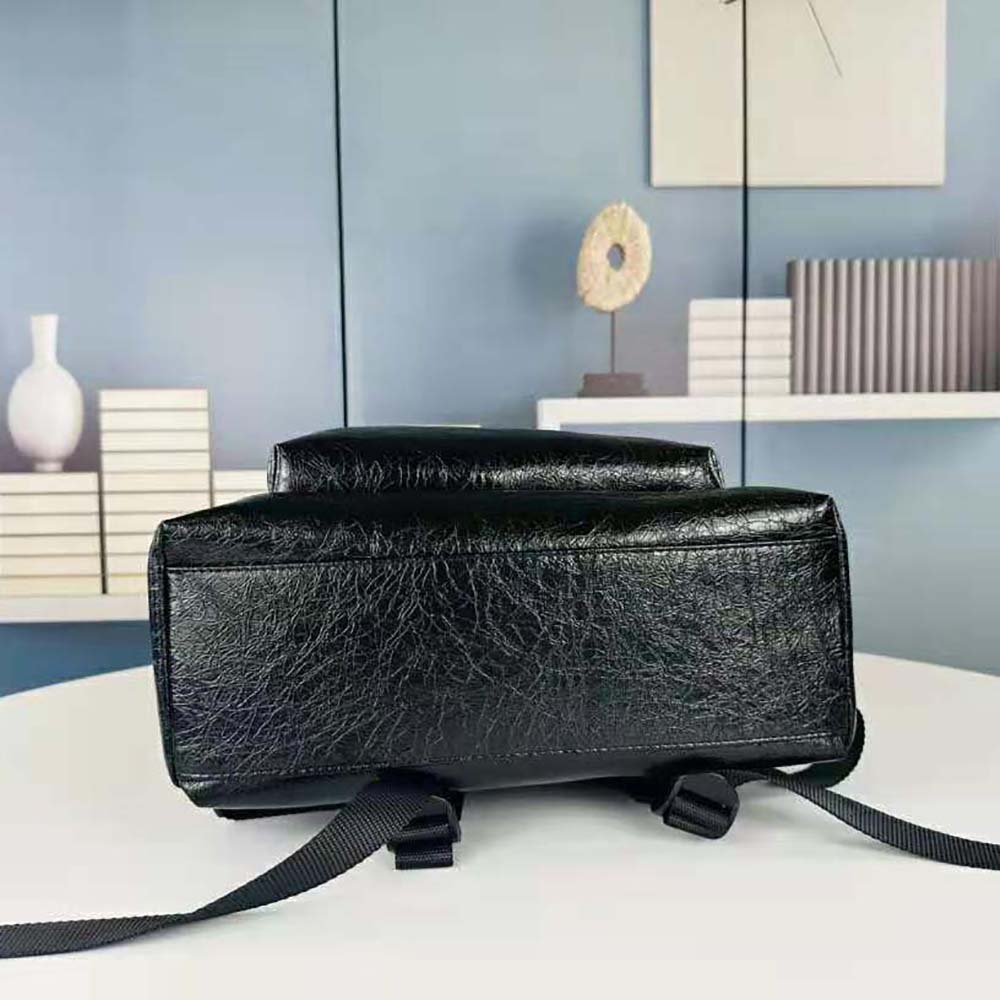 Balenciaga Men Explorer Backpack in Black Arena Lambskin - image 7