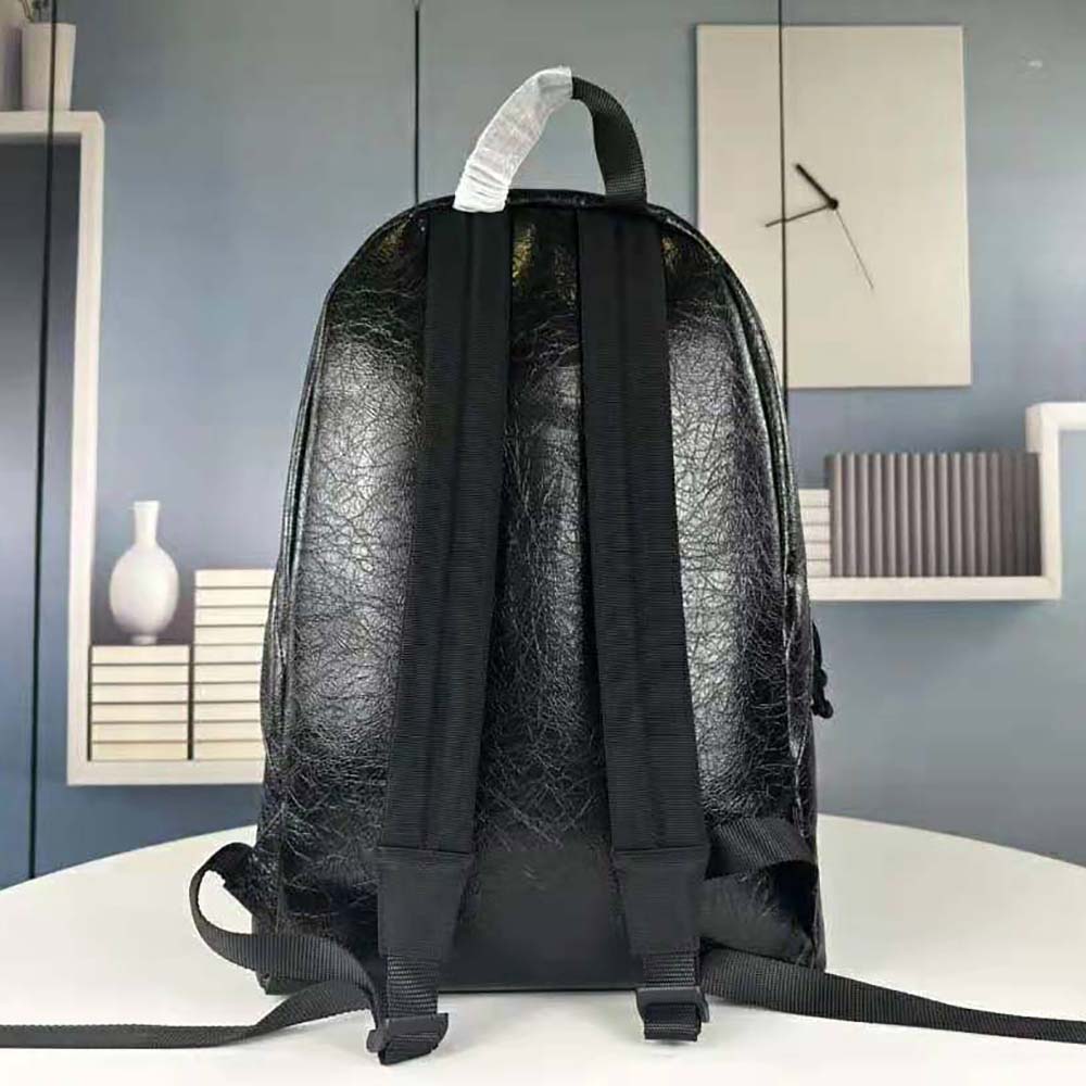 Balenciaga Men Explorer Backpack in Black Arena Lambskin - image 5