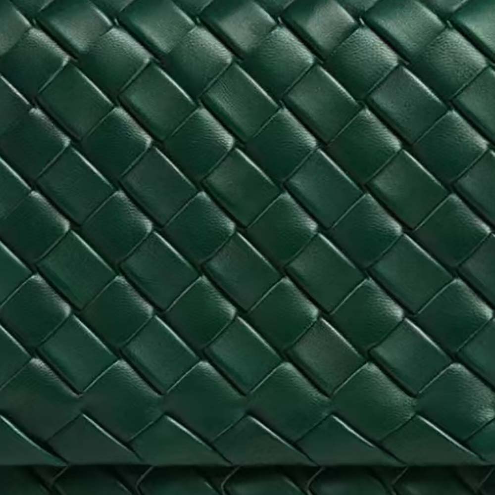 Bottega Veneta Unisex Small Cobble Messenger in Calfskin Leather-Dark Green - image 6