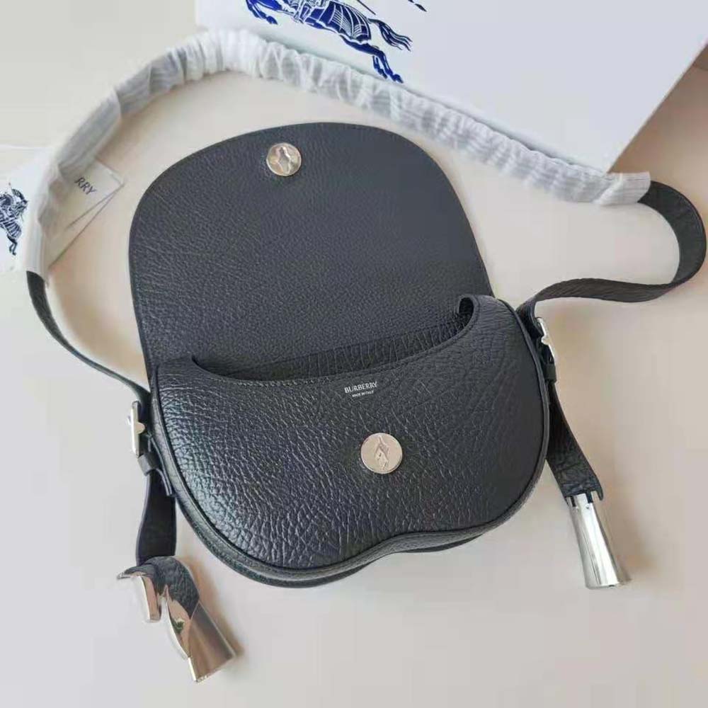 Burberry Women Chess Satchel-Black - image 6