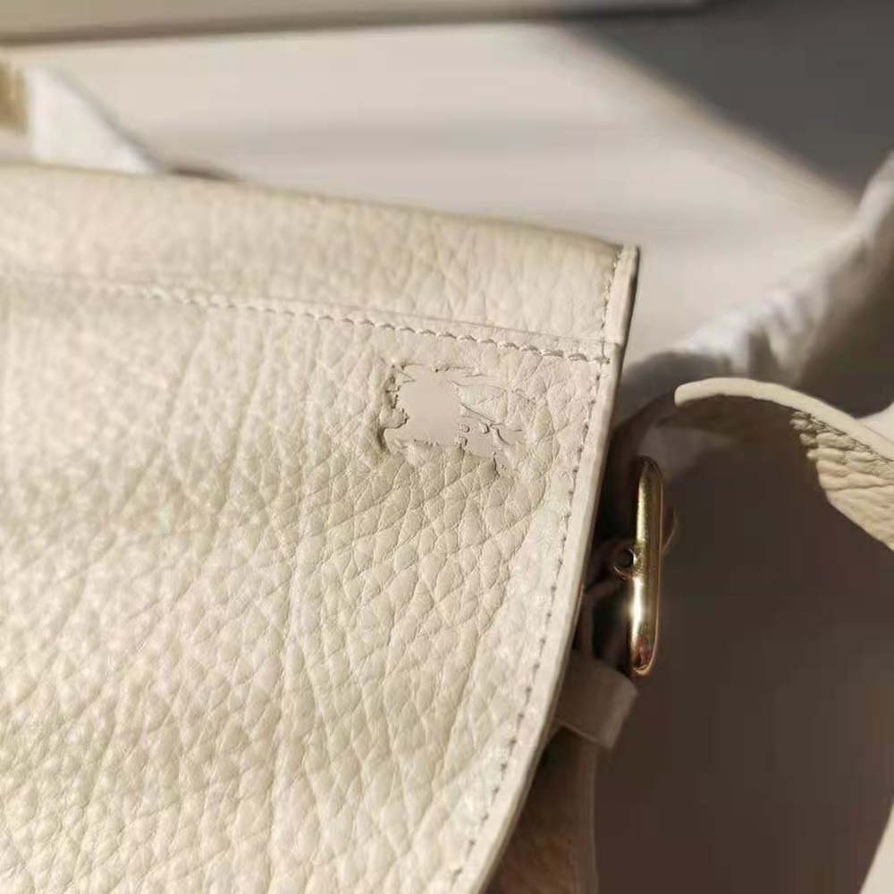 Burberry Women Chess Satchel-White - image 9