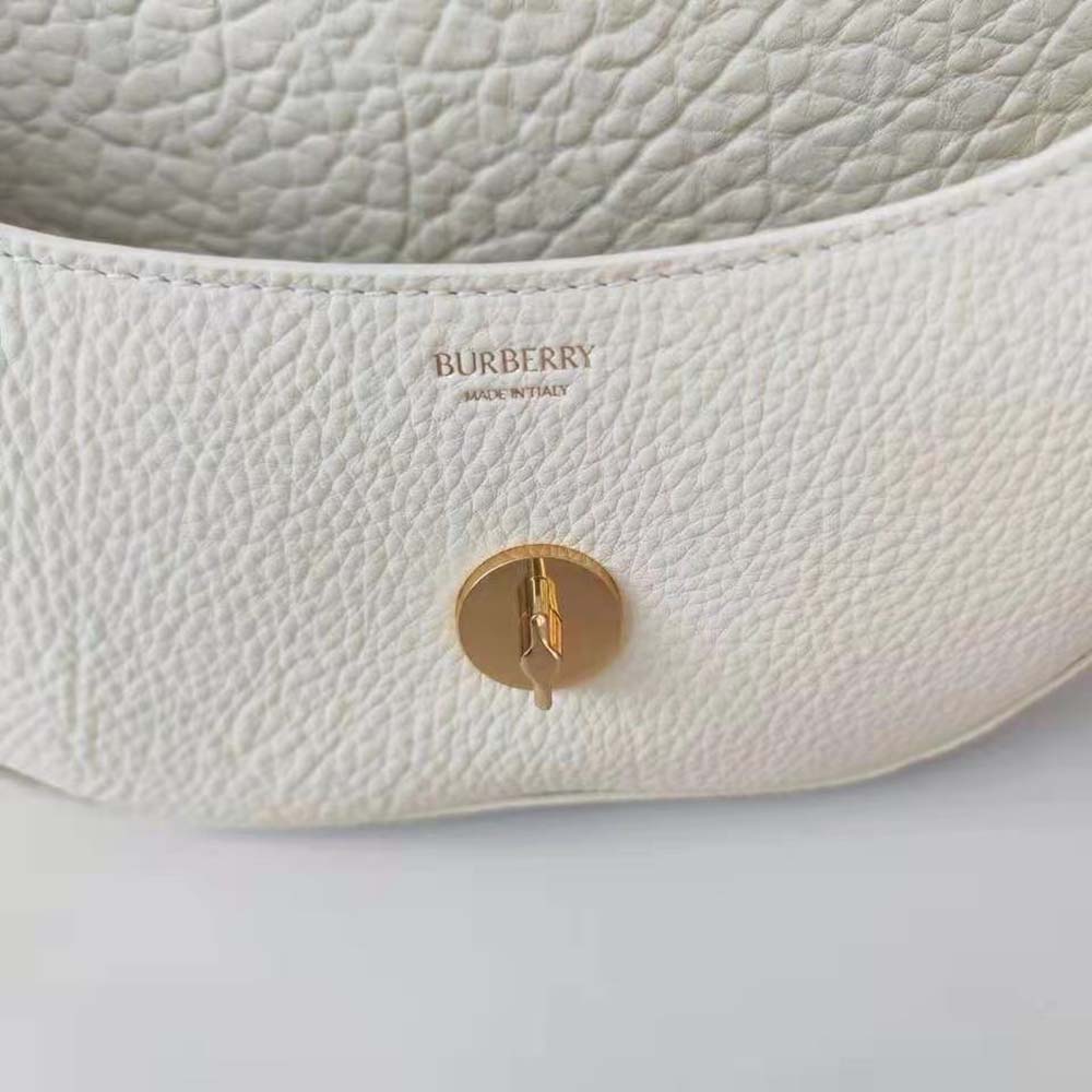 Burberry Women Chess Satchel-White - image 8