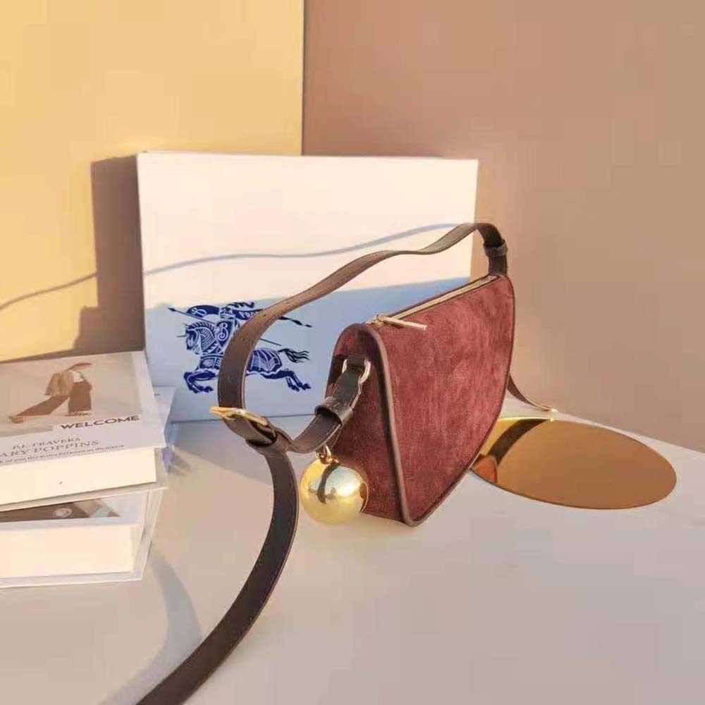Burberry Women Small Shield Sling Bag-Brown - image 5