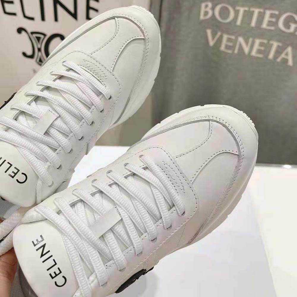 Celine Unisex Runner Cr-02 Low Lace-up Sneaker in Calfskin-Black - image 7