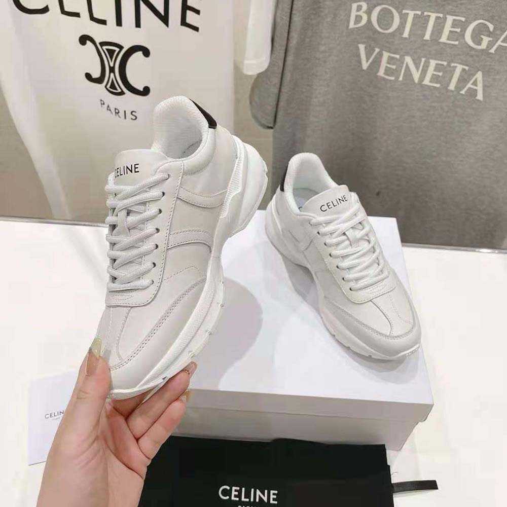 Celine Unisex Runner Cr-02 Low Lace-up Sneaker in Calfskin-Black - image 5