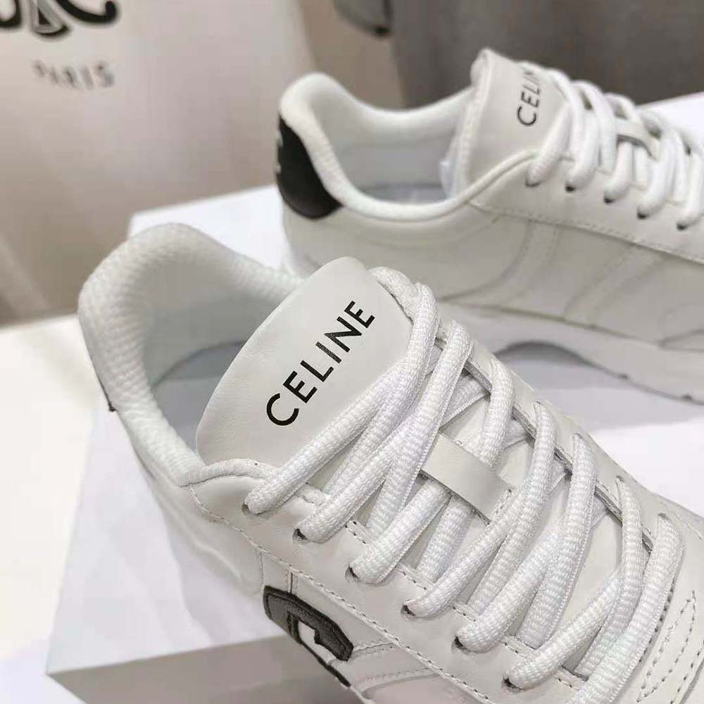 Celine Unisex Runner Cr-02 Low Lace-up Sneaker in Calfskin-Black - image 8