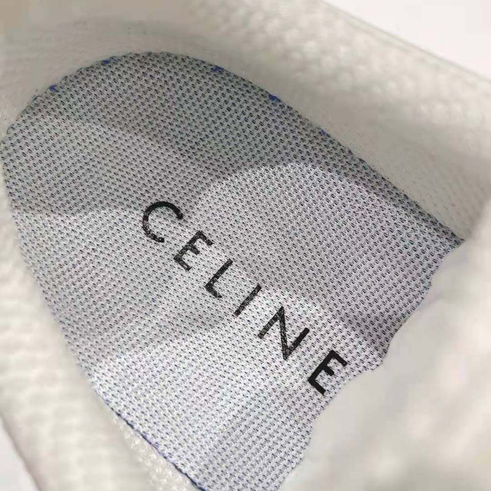 Celine Unisex Runner Cr-02 Low Lace-up Sneaker in Calfskin-White - image 9