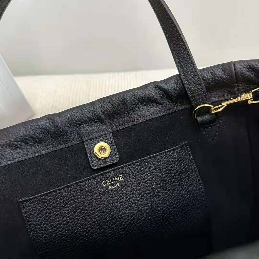 Celine Women Small Cabas Drawstring Cuir Triomphe in Grained Calfskin - image 10