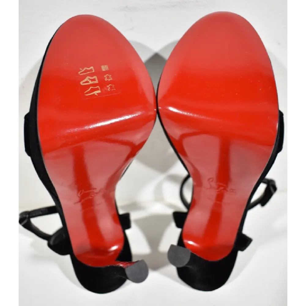 Christian Louboutin Women Loubigirl 100 mm Sandals Nappa leather-Black - image 5