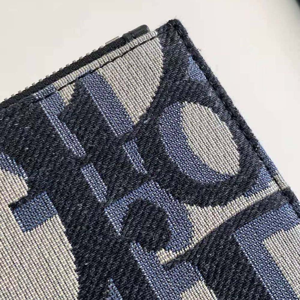 Dior Men A5 Pouch Beige and Black Maxi Dior Oblique Jacquard - image 4
