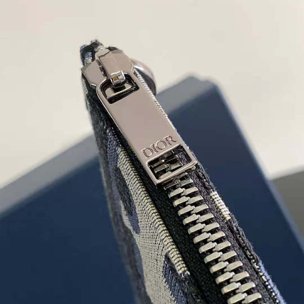 Dior Men A5 Pouch Beige and Black Maxi Dior Oblique Jacquard - image 6