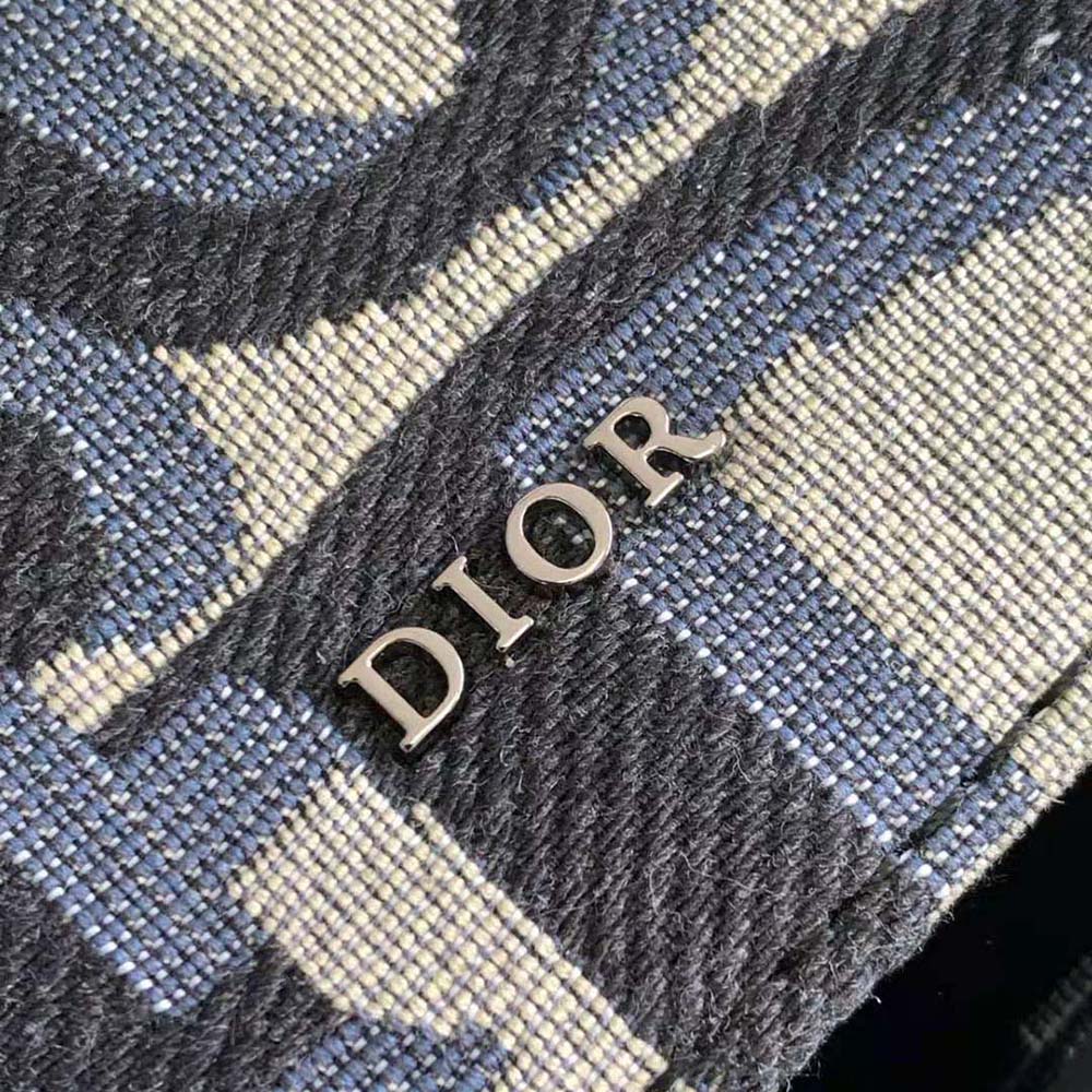 Dior Men A5 Pouch Beige and Black Maxi Dior Oblique Jacquard - image 8