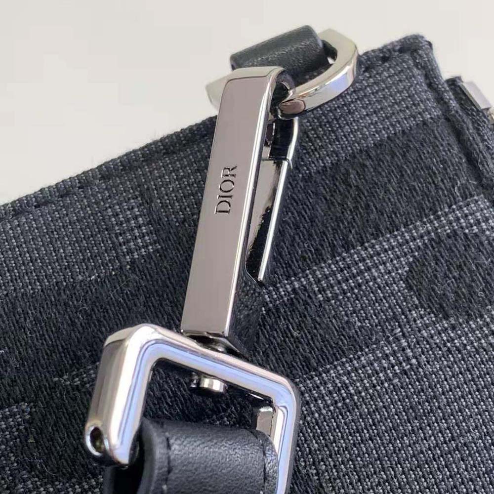 Dior Men A5 Pouch Black Maxi Dior Oblique Jacquard - image 9