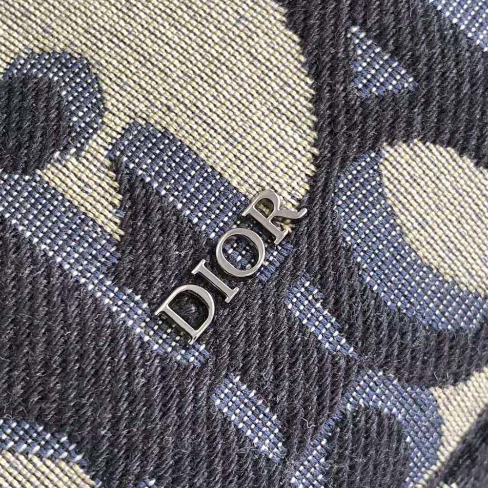 Dior Men East-West Tote Bag Beige and Black Maxi Dior Oblique Jacquard - image 7