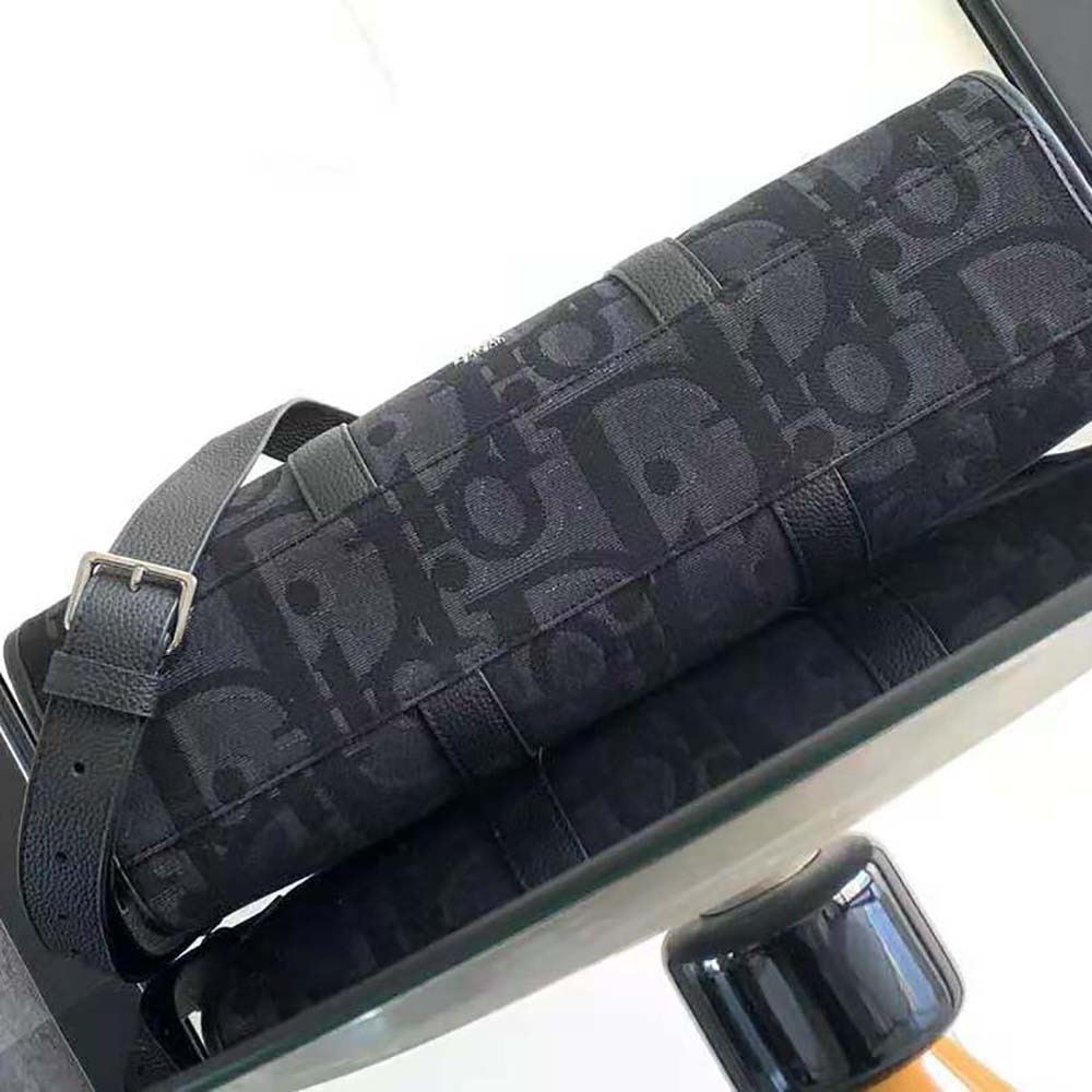Dior Men East-West Tote Bag Black Maxi Dior Oblique Jacquard - image 5