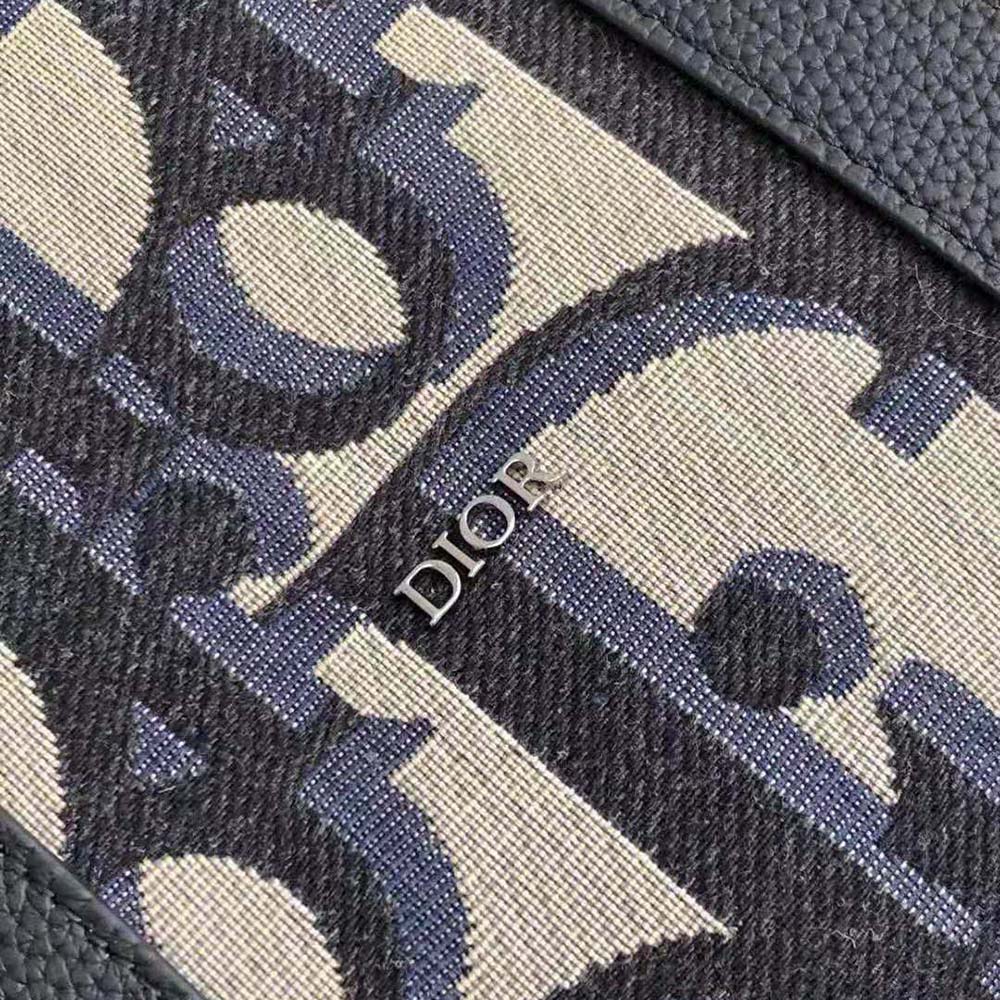 Dior Men Weekender 50 Bag Beige and Black Maxi Dior Oblique Jacquard - image 8