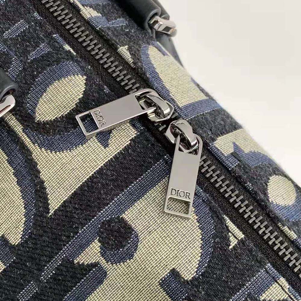 Dior Men Weekender 50 Bag Beige and Black Maxi Dior Oblique Jacquard - image 7