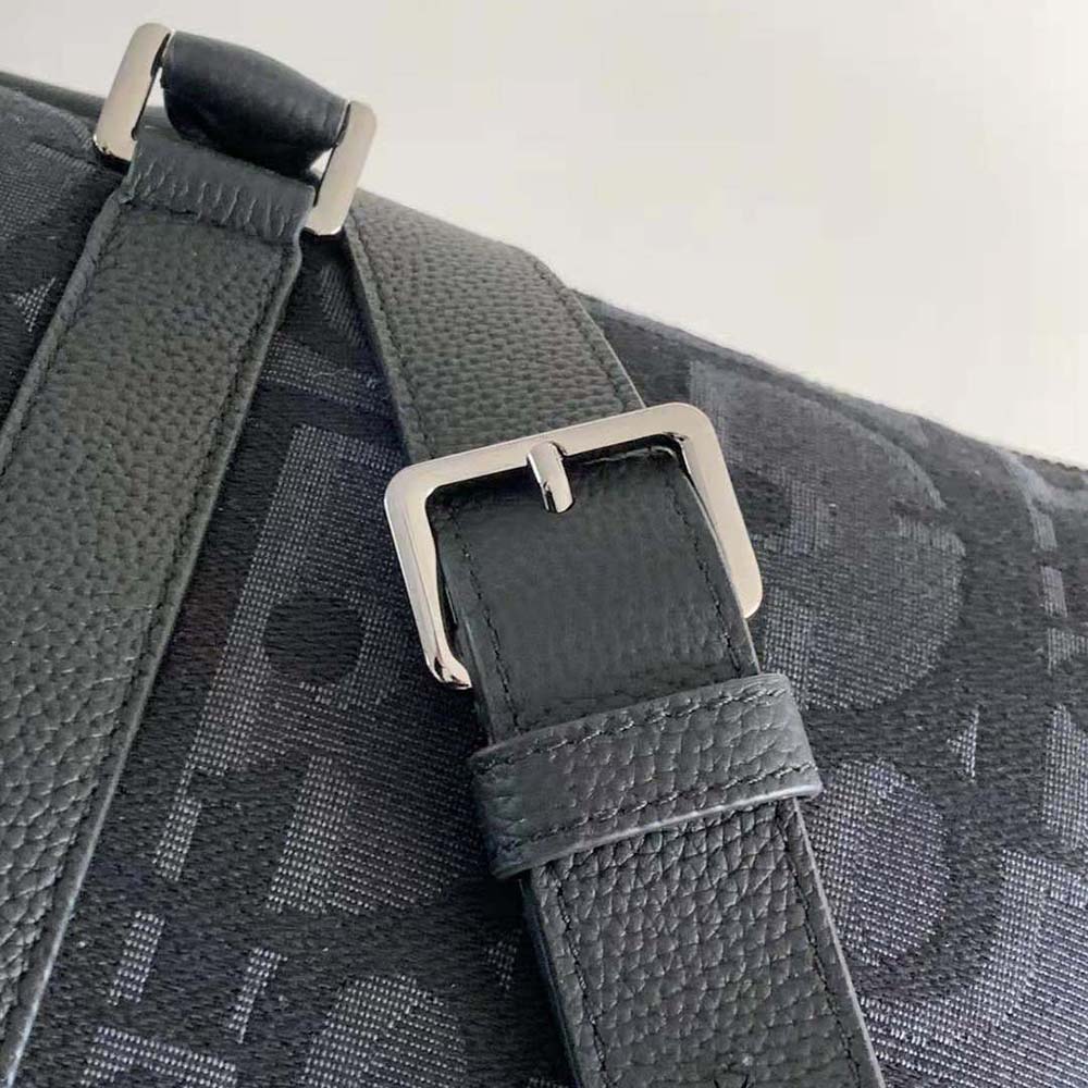 Dior Men Weekender 50 Bag Black Maxi Dior Oblique Jacquard - image 6