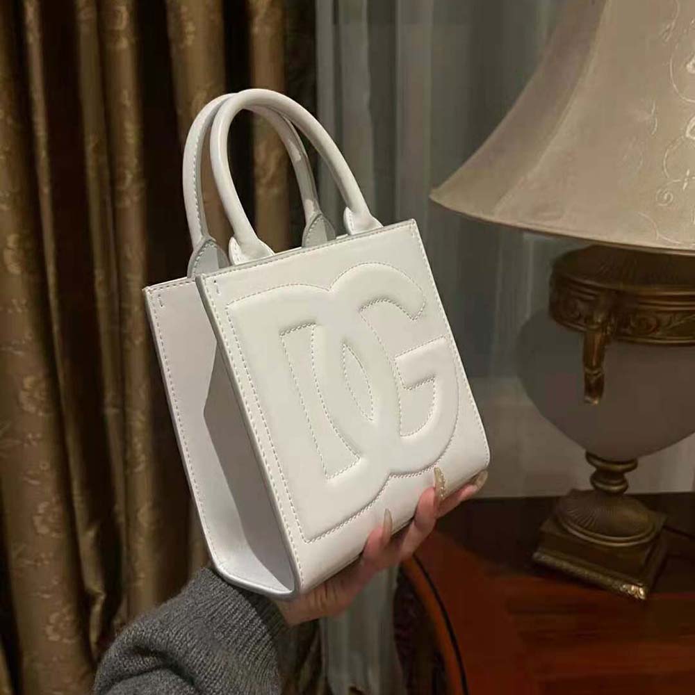 Dolce Gabbana D&G Women DG Daily Mini Shopper-White - image 5