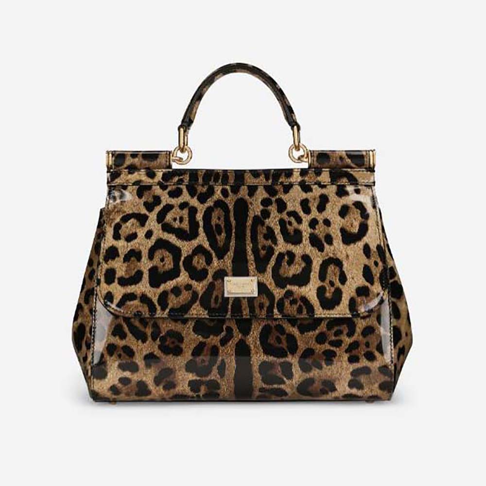 Front view of Dolce Gabbana D&G Women KIM DOLCE&GABBANA Large Sicily Handbag
