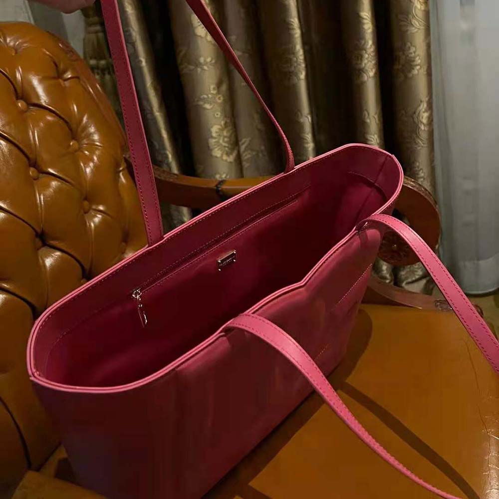 Dolce Gabbana D&G Women Small Calfskin DG Logo Bag Shopper-Pink - image 7