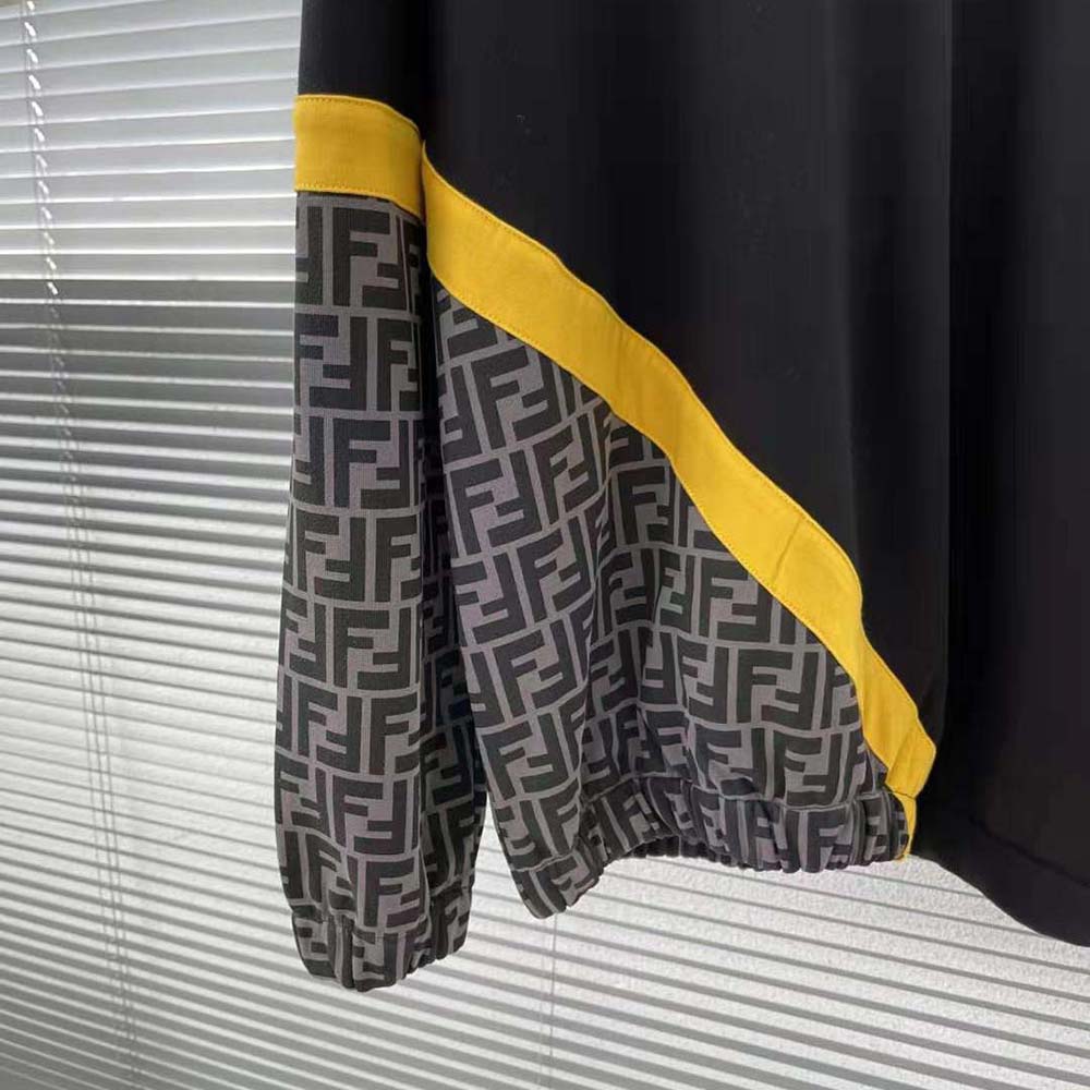 Fendi Men Black Jersey Sweatshirt-FAF681AN67F1KRX - image 6