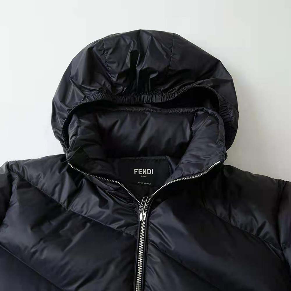 Fendi Men Down Jacket Black Nylon Down-FY0178AQJ9F0QA1 - image 4