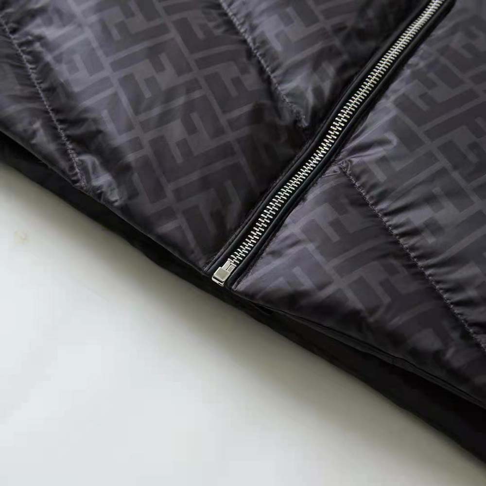 Fendi Men Down Jacket Black Nylon Down-FY0178AQJ9F0QA1 - image 10