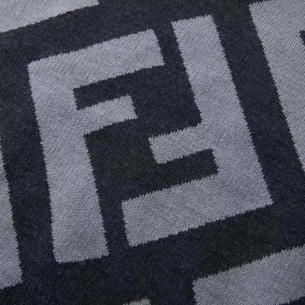 Fendi Men Gray Wool Sweater-FZX091APJKF1ML0 - image 7