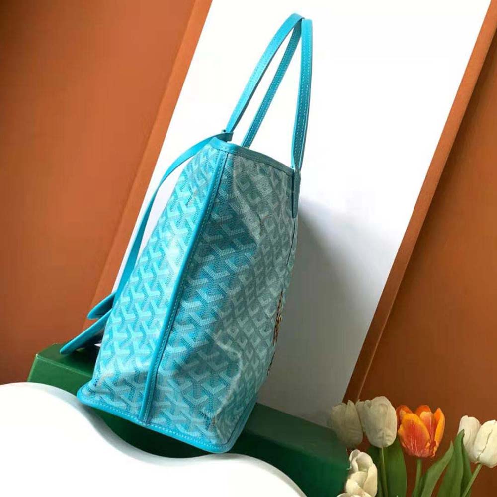Goyard Women Anjou PM Seahorse Embroidery-Blue - image 4