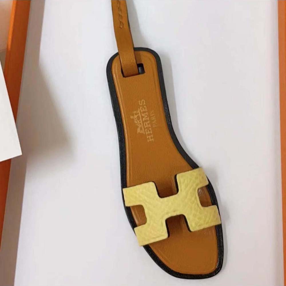 Hermes Oran Nano Charm-Yellow - image 4