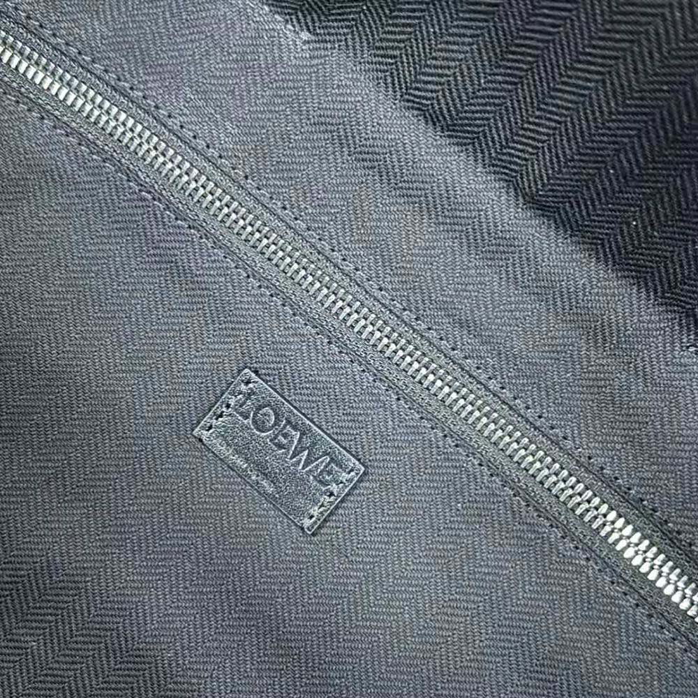 Loewe Men XL Puzzle Fold Tote in Shiny Calfskin-Black - image 10