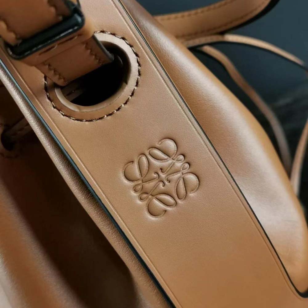 Loewe Women Mini Nano Balloon Bag in Nappa and Calfskin-Brown - image 7
