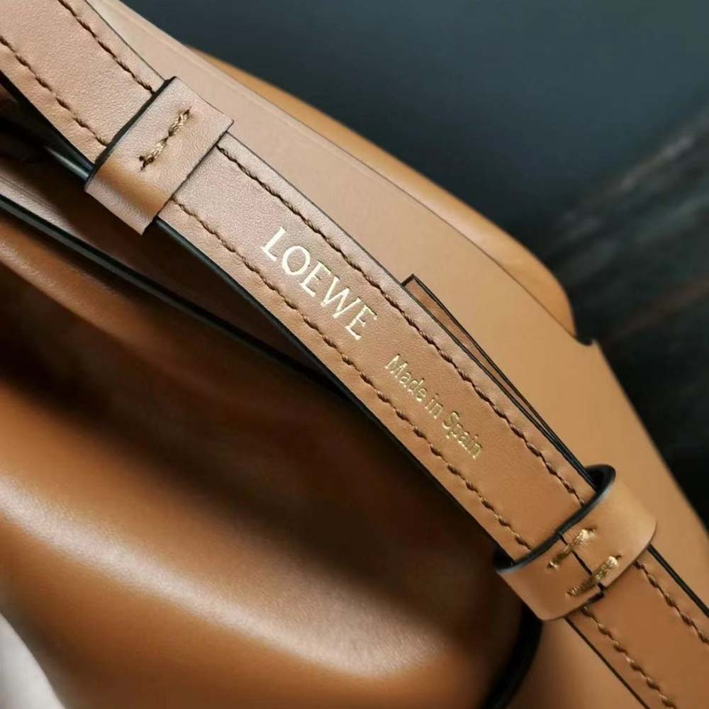 Loewe Women Mini Nano Balloon Bag in Nappa and Calfskin-Brown - image 8