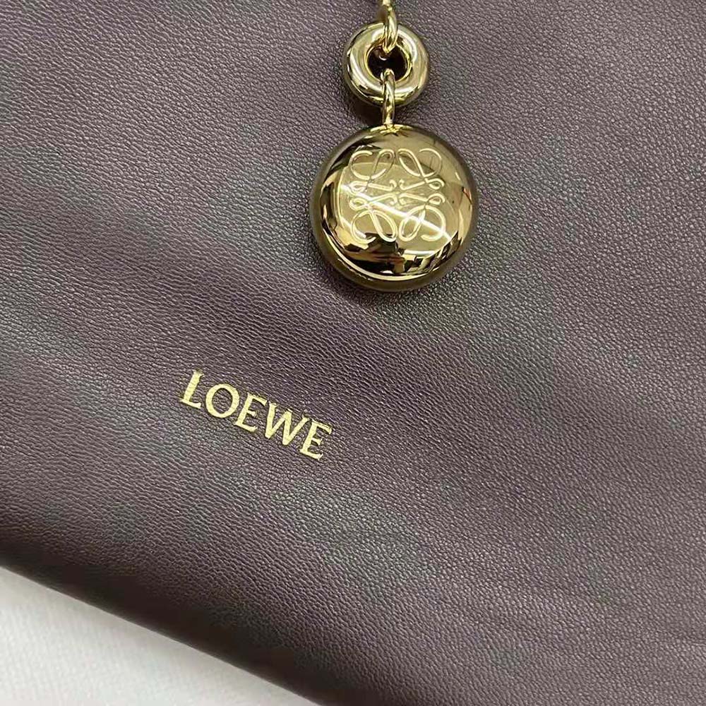 Loewe Women Small Squeeze Bag in Nappa Lambskin-Chocolate - image 8