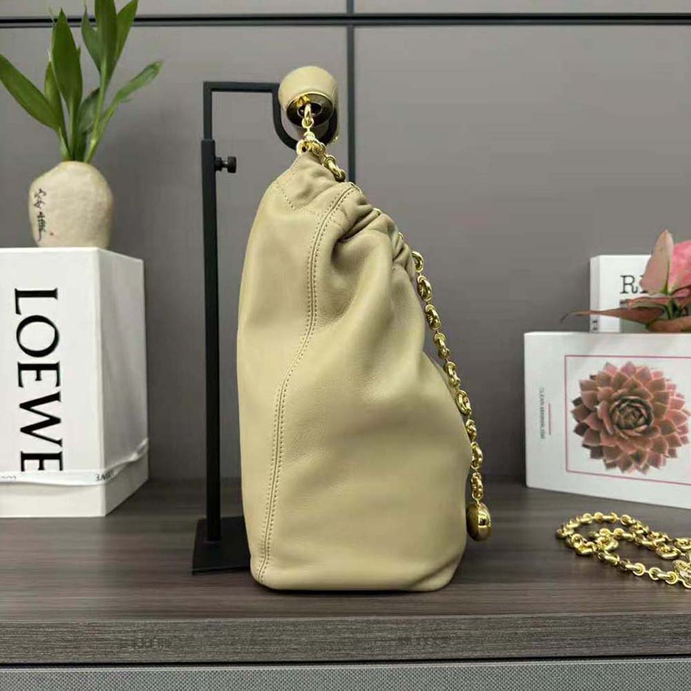 Loewe Women Small Squeeze Bag in Nappa Lambskin-Clay Green - image 4