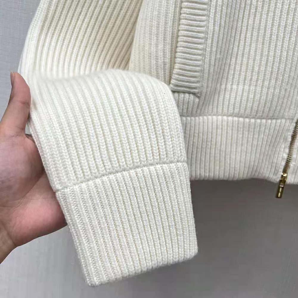 Miu Miu Women Wool and Cashmere Knit Cardigan-MMF846 - image 9