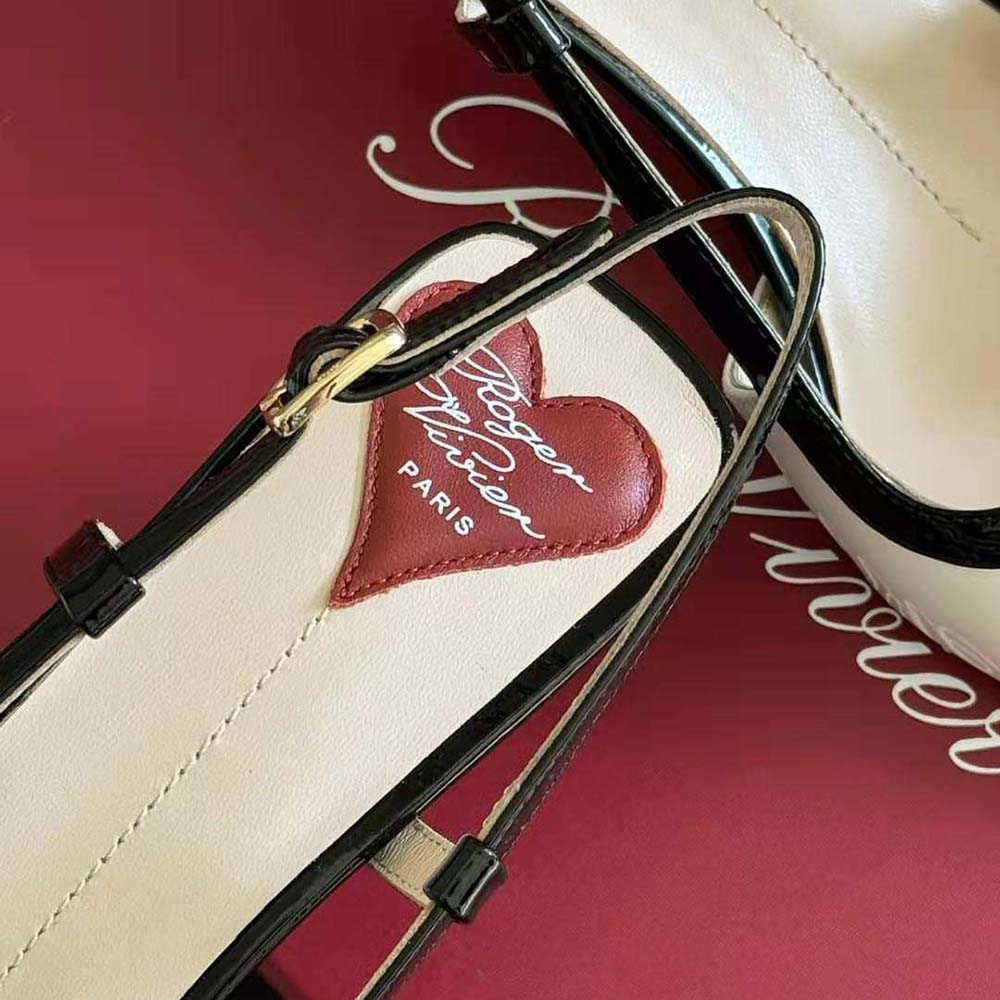 Roger Vivier Women Viv’ Canard Slingback Pumps in Patent Leather-Black - image 6