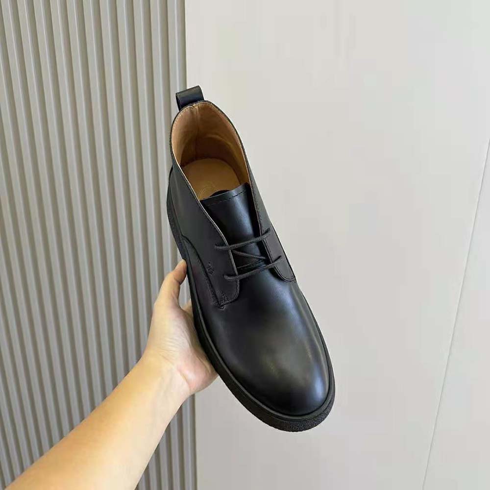 Tod’s Men W. G. Desert Boots in Leather-Black - image 7